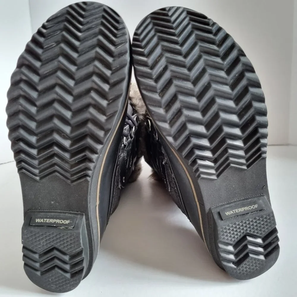 Sorel Tofino Black Winter Boots Size 8 - Picture 9 of 12
